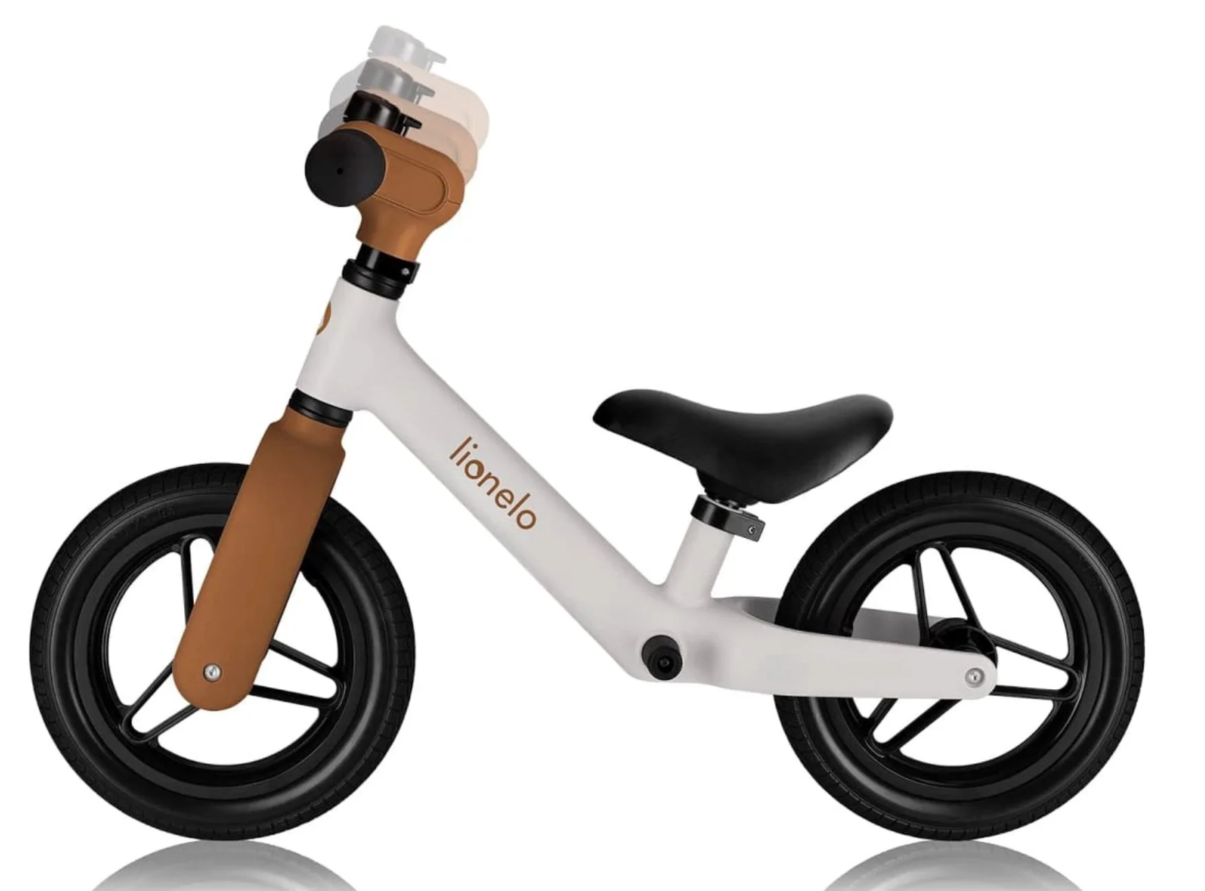 Bicicleta fara pedale Lionelo Toni Sand Bej foto