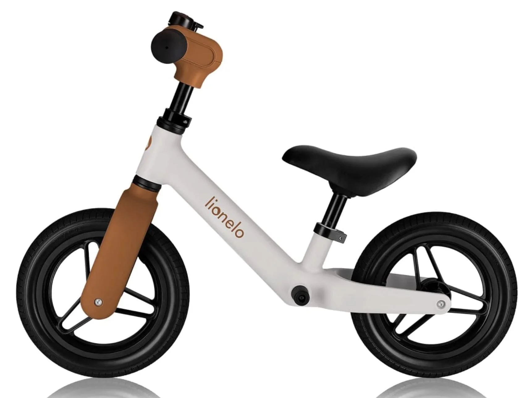 Bicicleta fara pedale Lionelo Toni Sand Bej foto