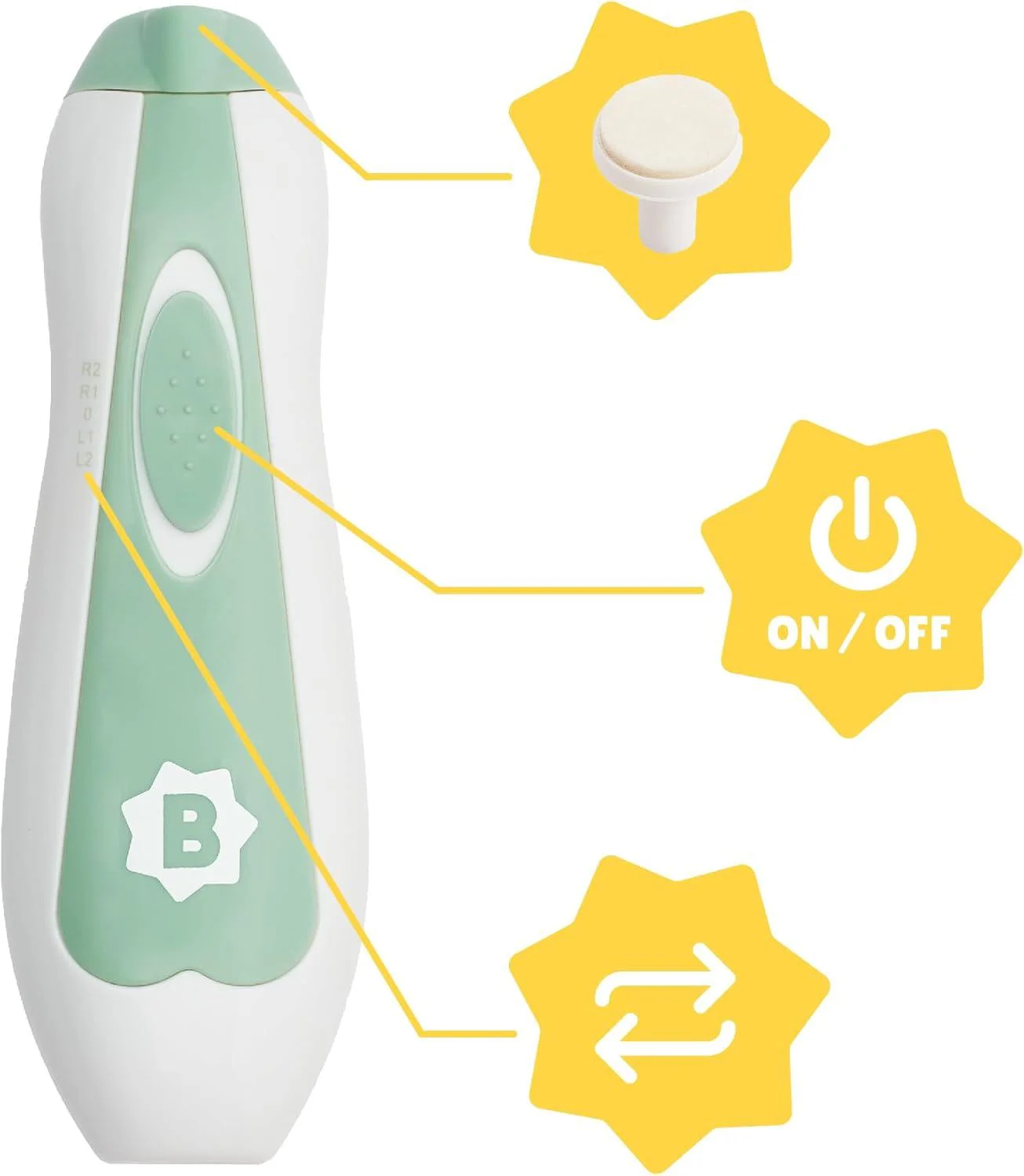 Trimmer electric de unghii Badabulle foto