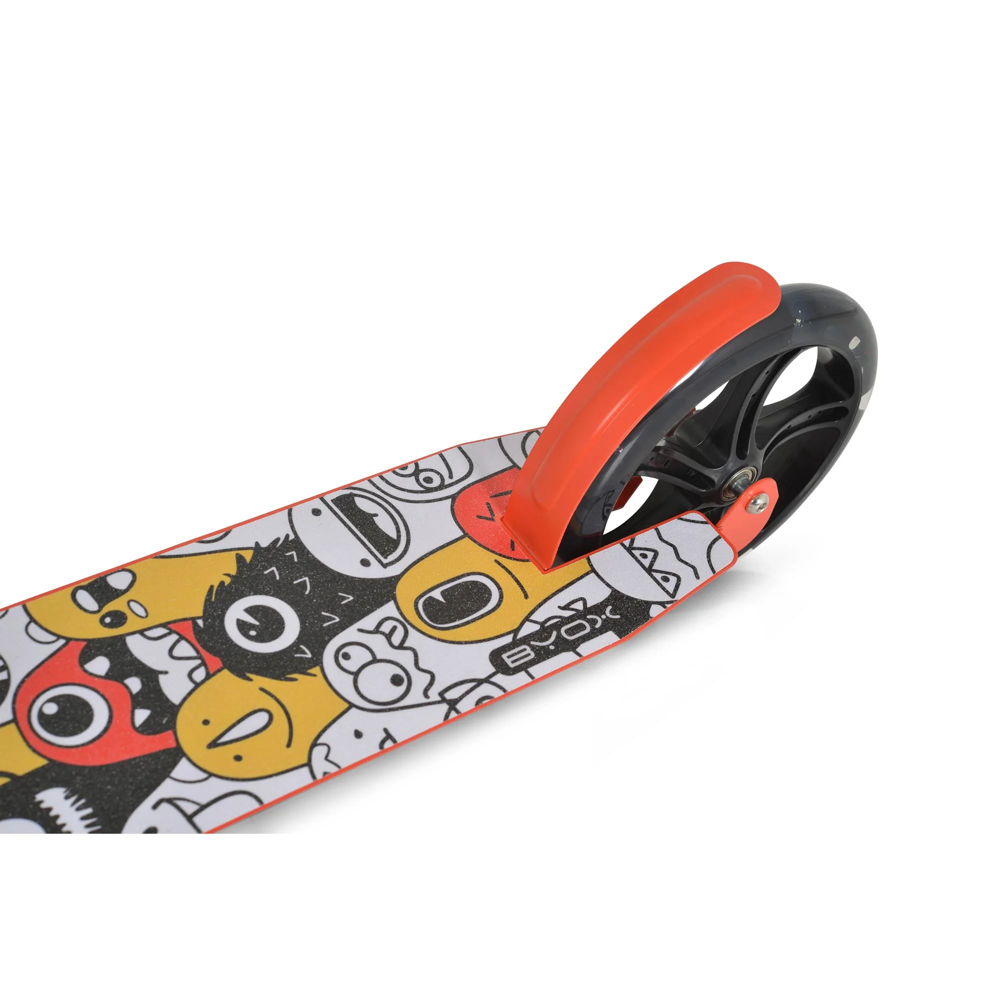 Trotineta pliabila Moni Monster Red cu roti LED foto