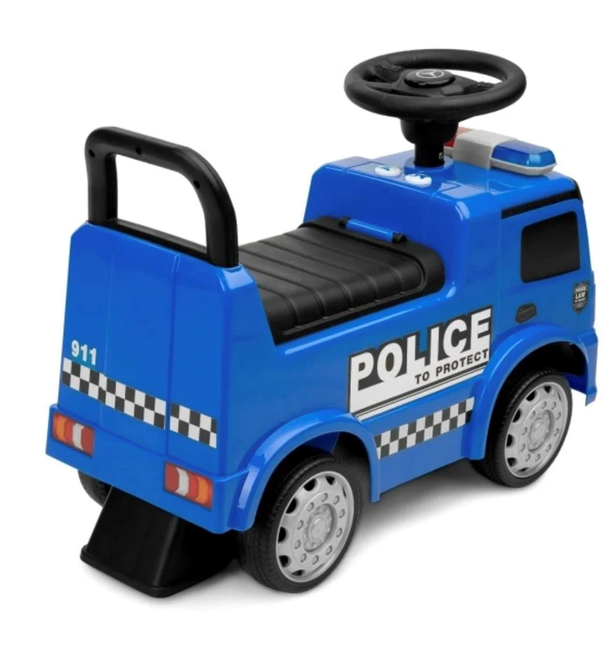 Tolocar pentru copii Caretero Police Albastru foto
