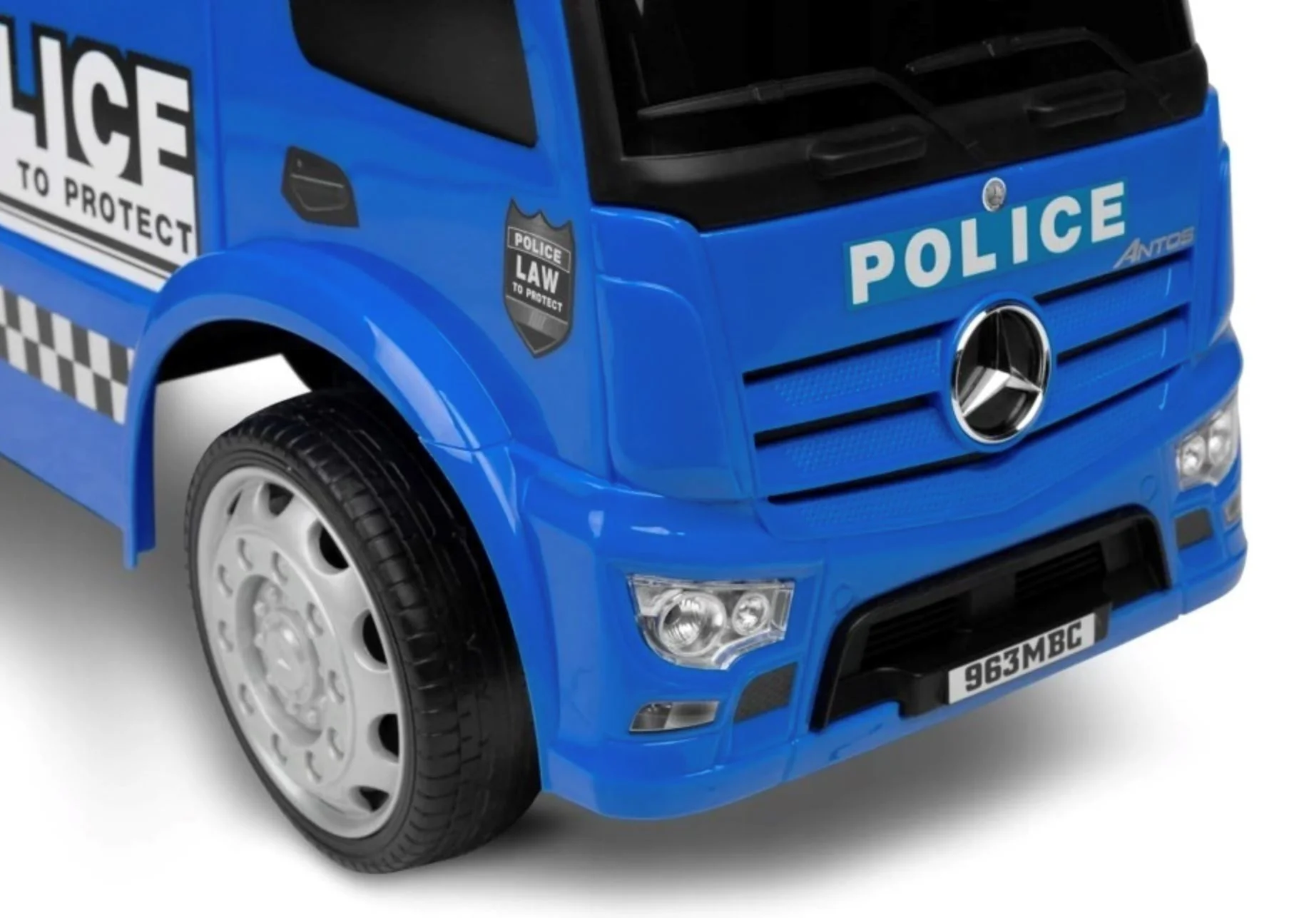 Tolocar pentru copii Caretero Police Albastru foto