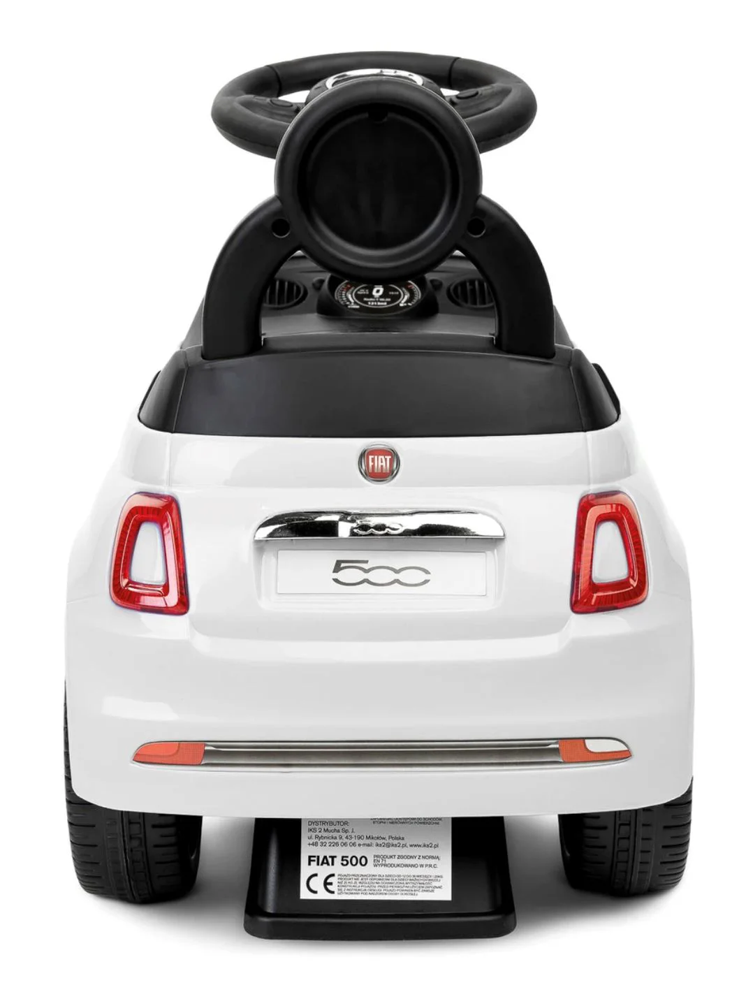 Tolocar pentru copii Caretero Fiat 500 Alb foto