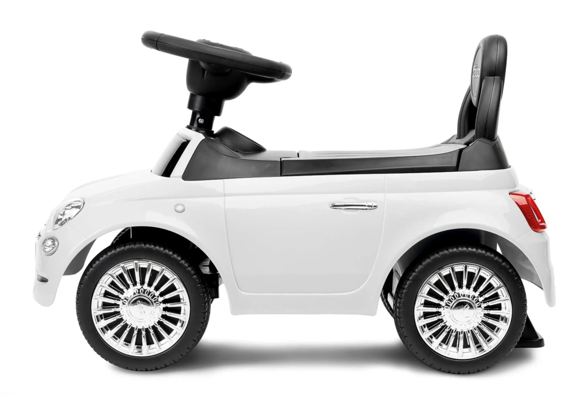 Tolocar pentru copii Caretero Fiat 500 Alb foto