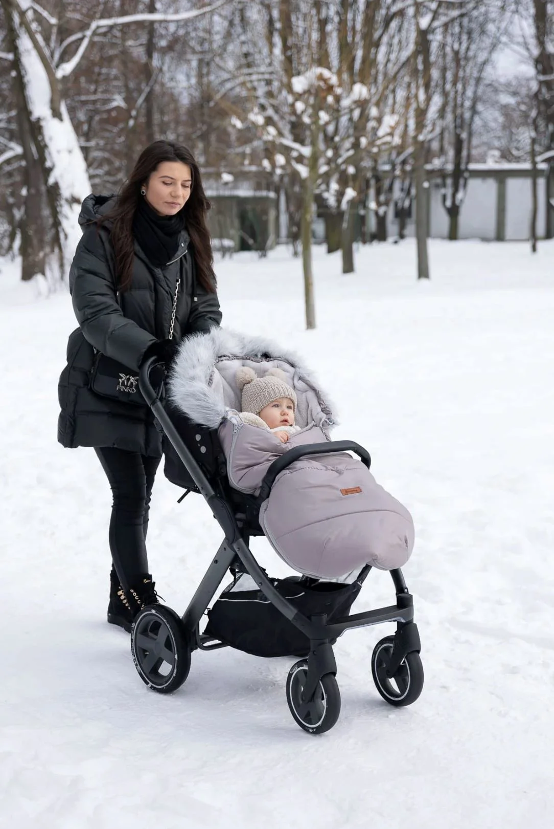 Зимний чехол для коляски Caretero Orso Серый foto