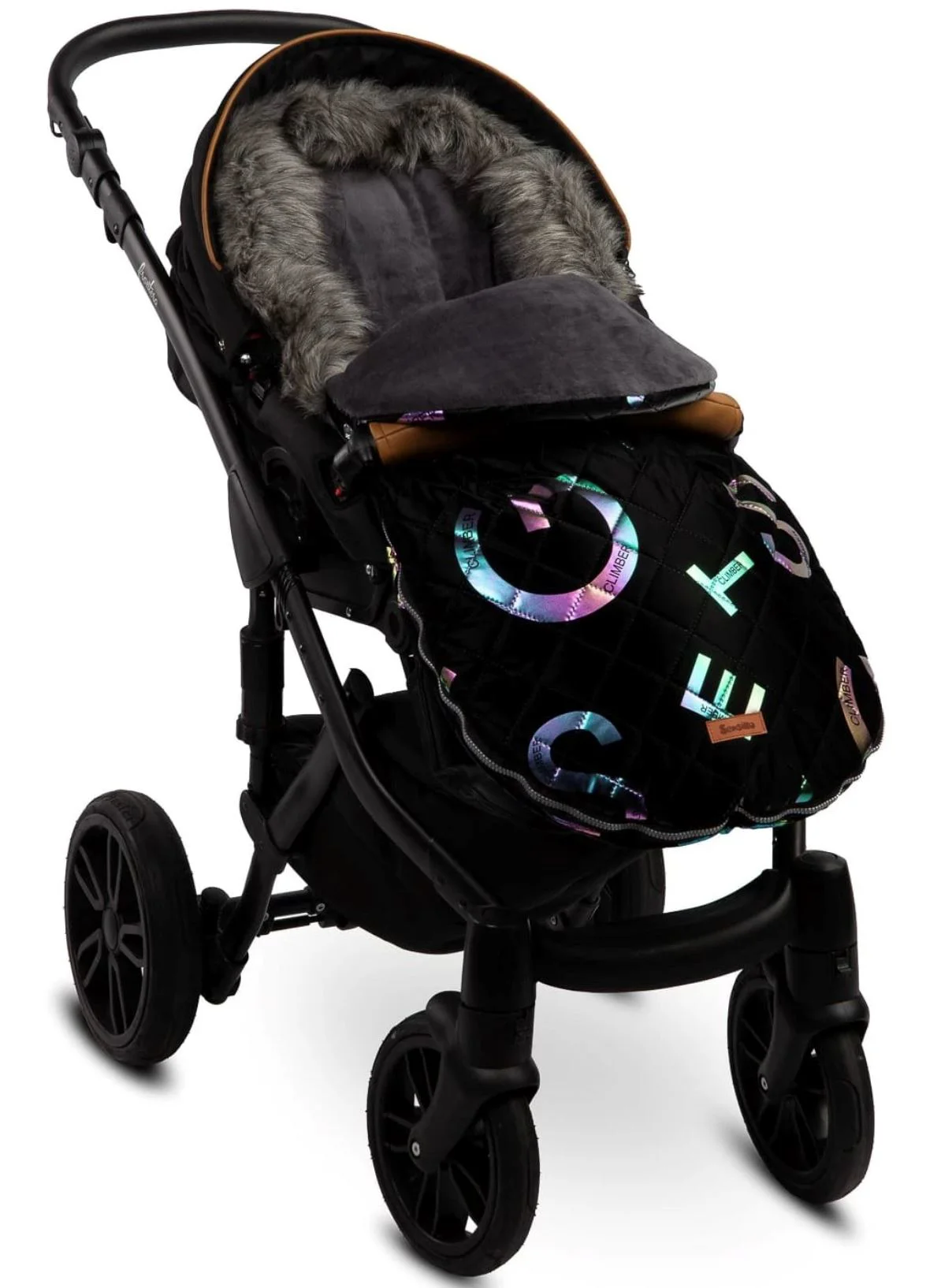 Husa de iarna pentru carucior Caretero Climber Negru foto