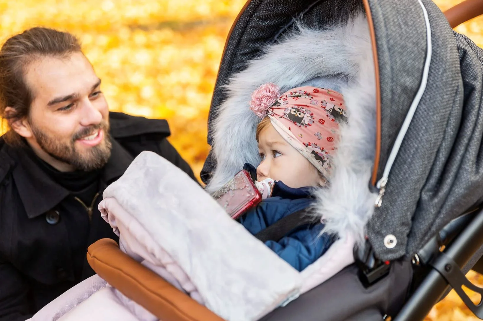 Зимний чехол для коляски Caretero Indiana Серый foto