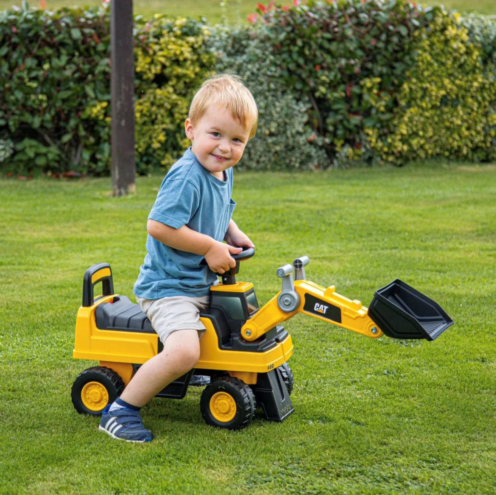 Tolocar pentru copii Baby Mix Excavator cu cupa de excavare foto