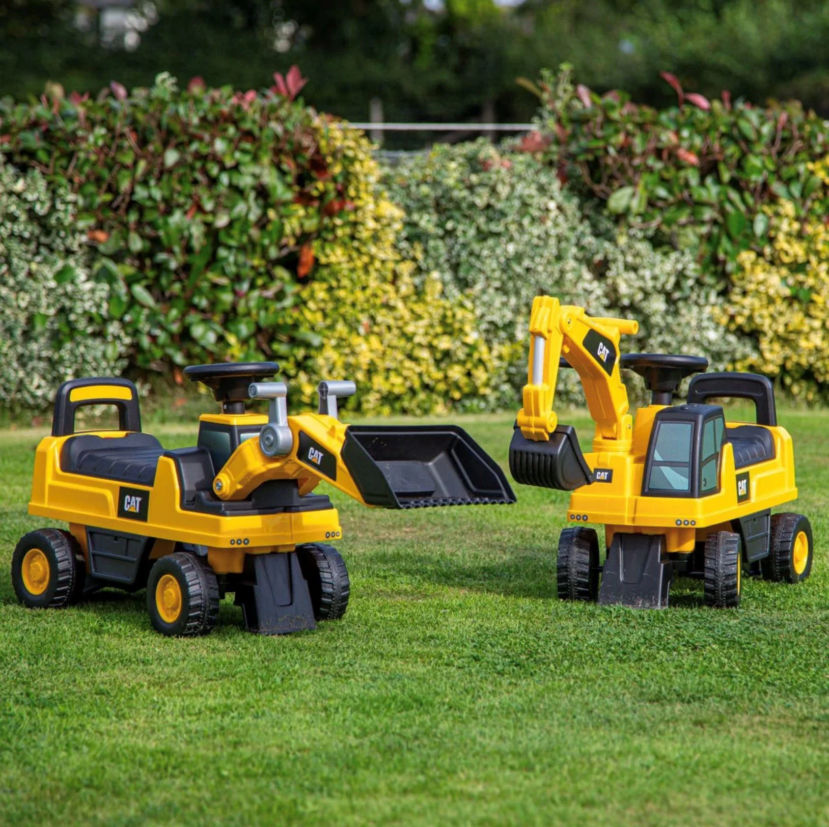 Tolocar pentru copii Baby Mix Excavator cu cupa de excavare foto