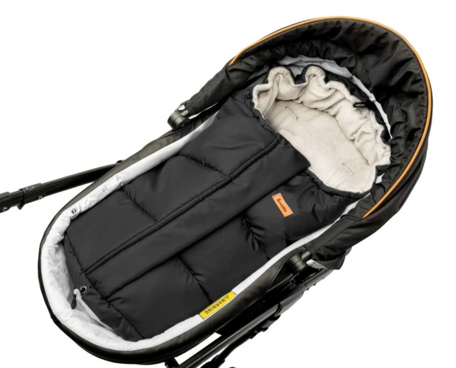 Зимний чехол для коляски Caretero 3 в 1 Polar Черный foto