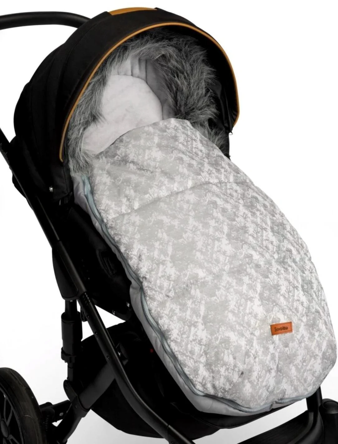 Зимний чехол для коляски Caretero Sensillo Light Серый foto