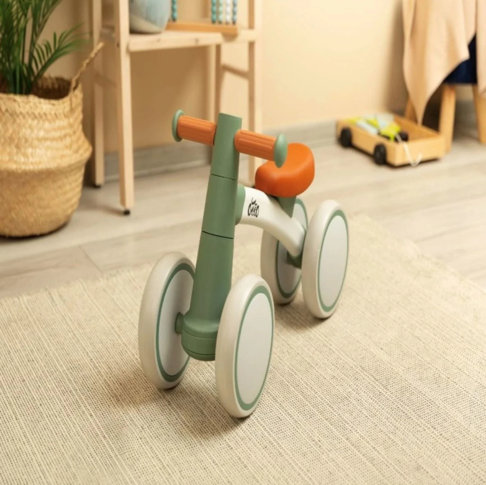 Bicicleta fara pedale Caretero Otto Verde foto