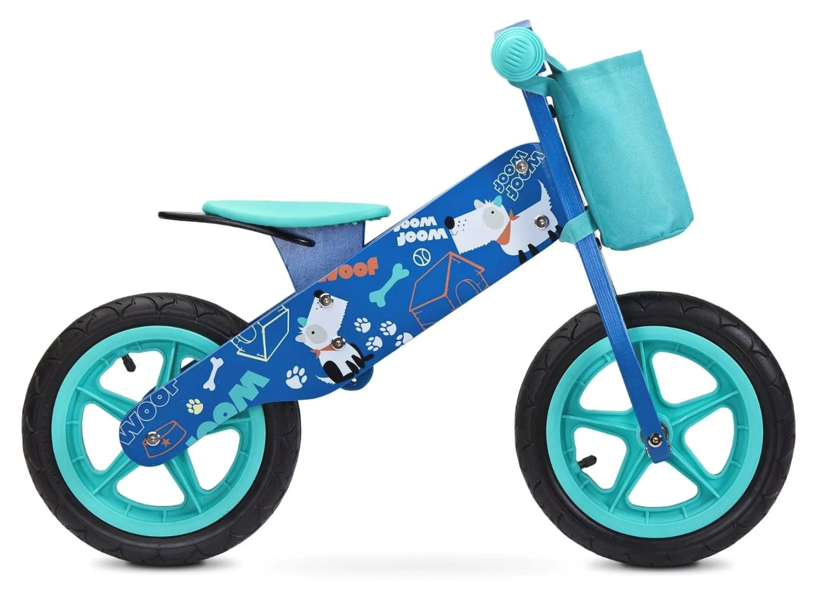Bicicleta fara pedale Caretero Zap Albastru foto