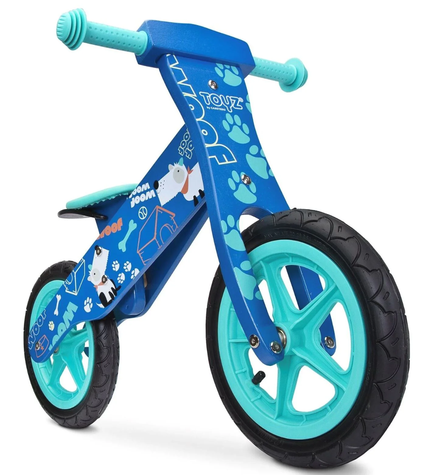 Bicicleta fara pedale Caretero Zap Albastru foto