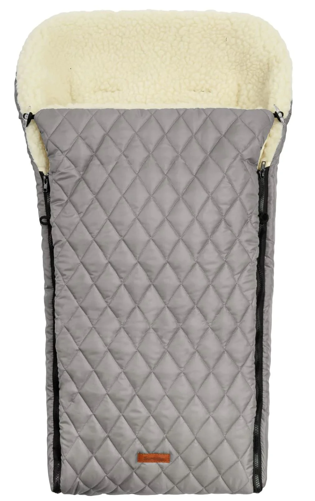 Зимний чехол для коляски Caretero Quilted Серый foto