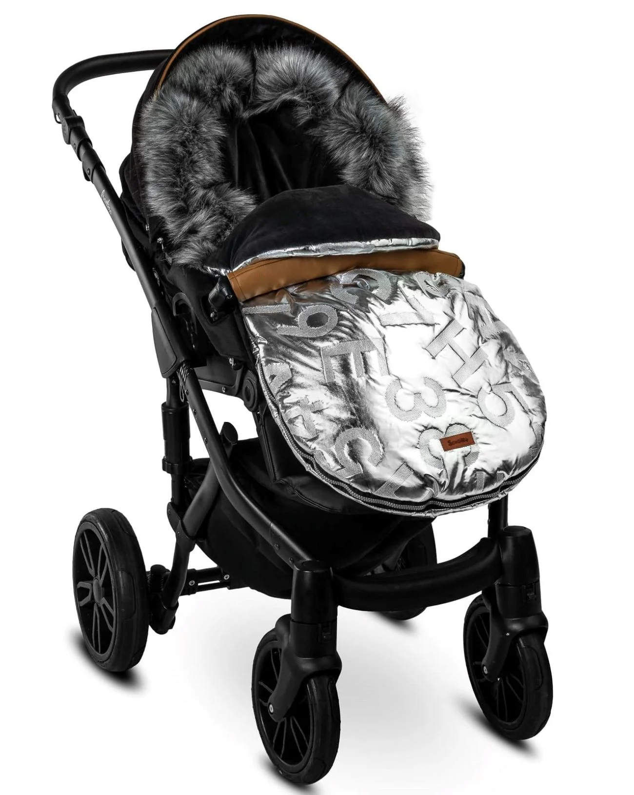 Зимний чехол для коляски Caretero Aspen Silver foto