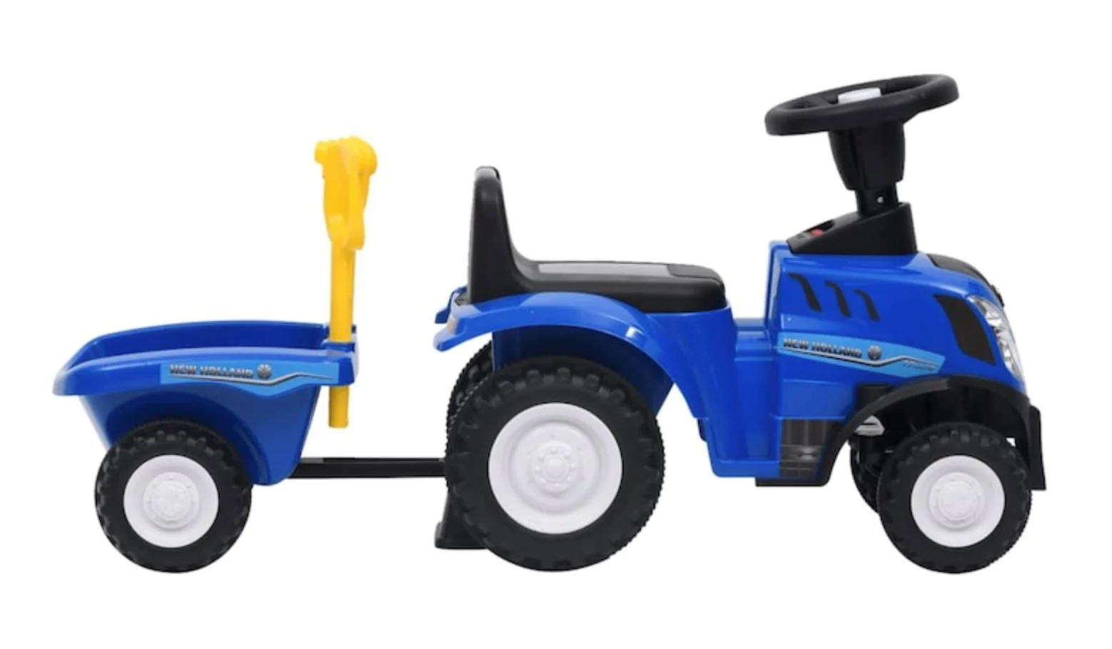 Tolocar pentru copii Baby Mix Tractor cu remorca Albastru foto