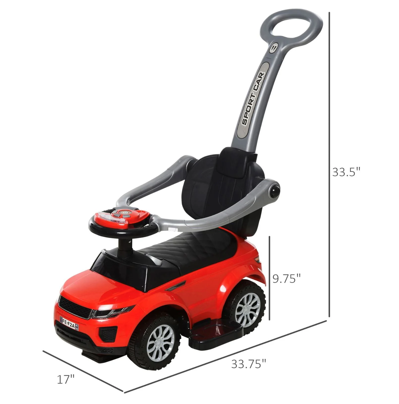 Tolocar pentru copii Caretero Sport Rosu foto