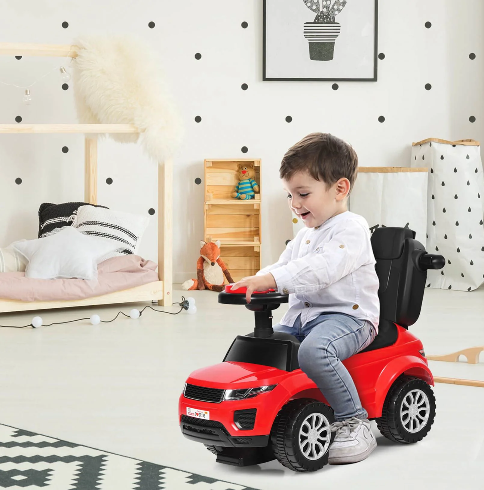 Tolocar pentru copii Caretero Sport Rosu foto