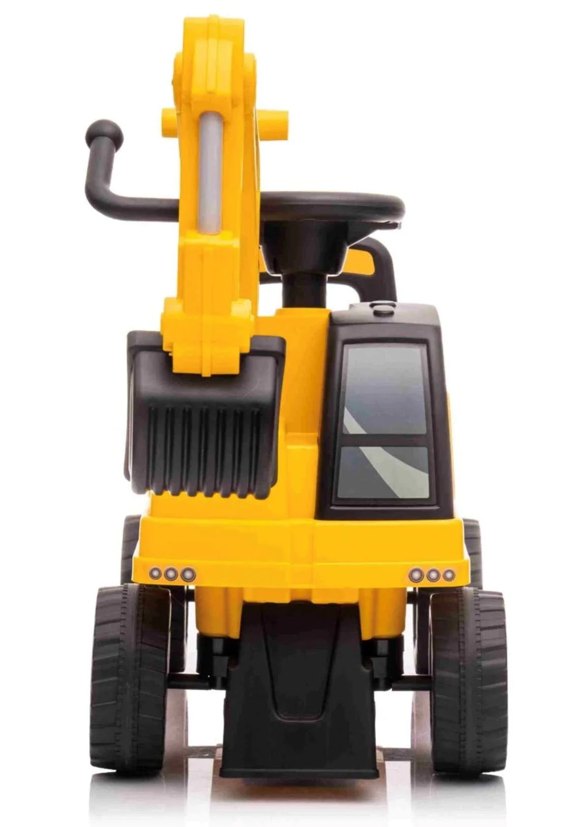 Tolocar pentru copii Baby Mix Excavator cu lopata Galben foto