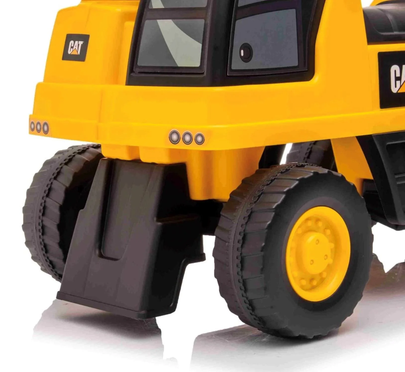 Tolocar pentru copii Baby Mix Excavator cu lopata Galben foto