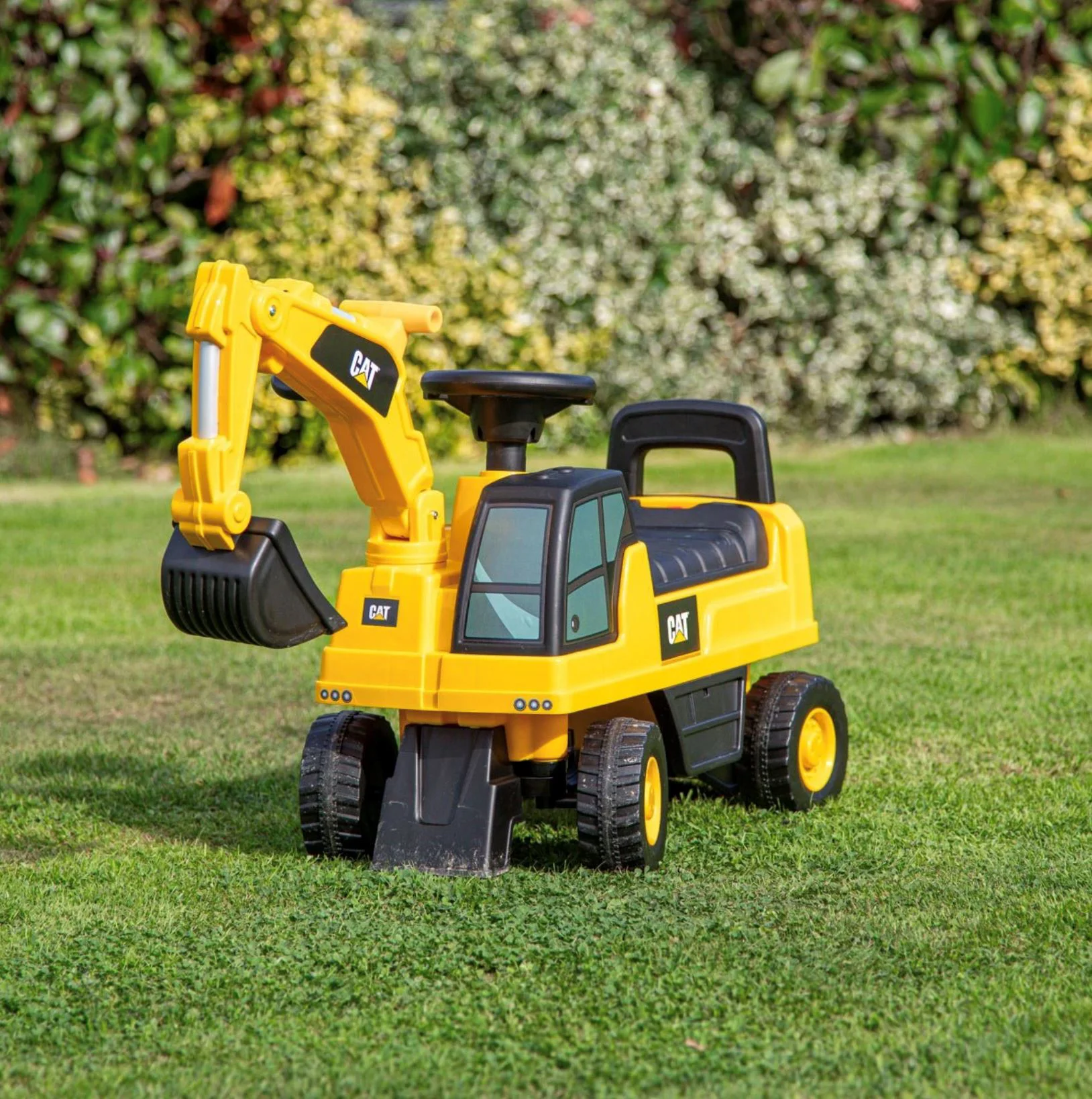 Tolocar pentru copii Baby Mix Excavator cu lopata Galben foto
