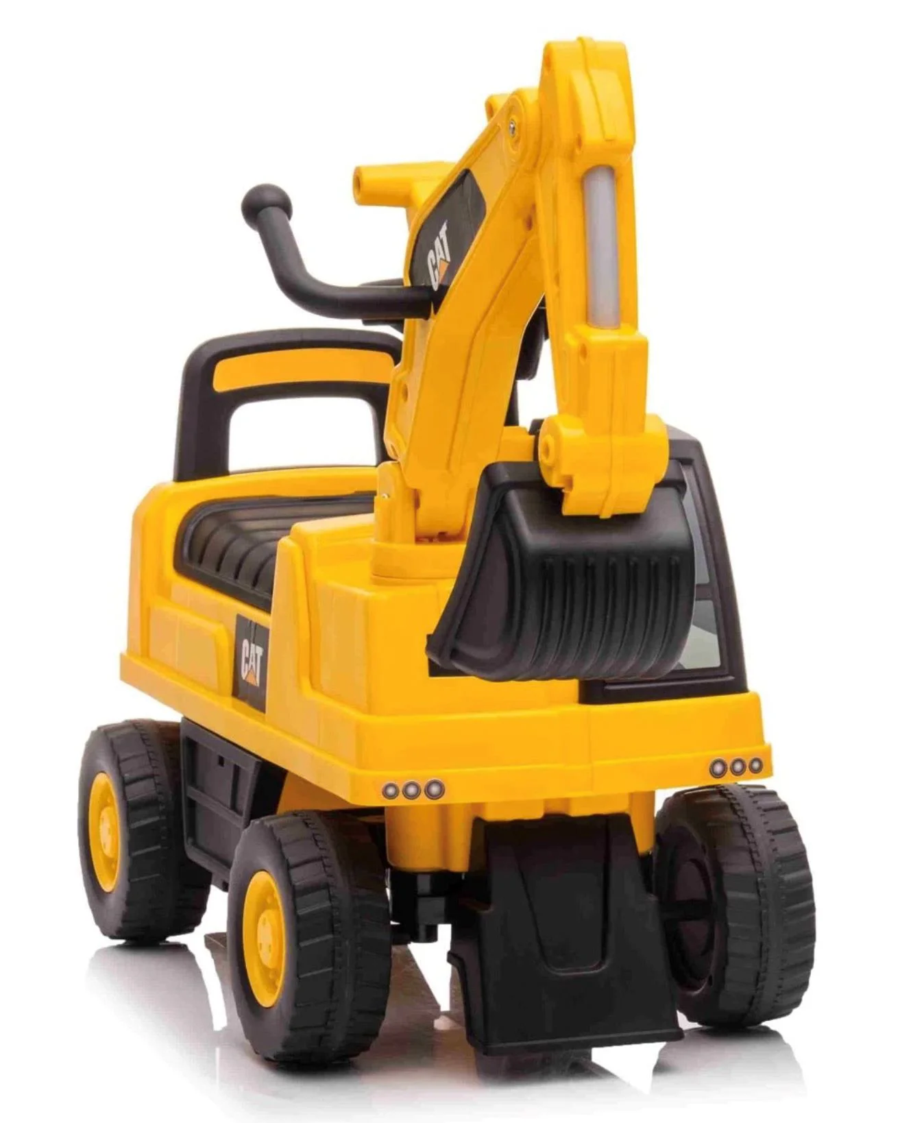 Tolocar pentru copii Baby Mix Excavator cu lopata Galben foto