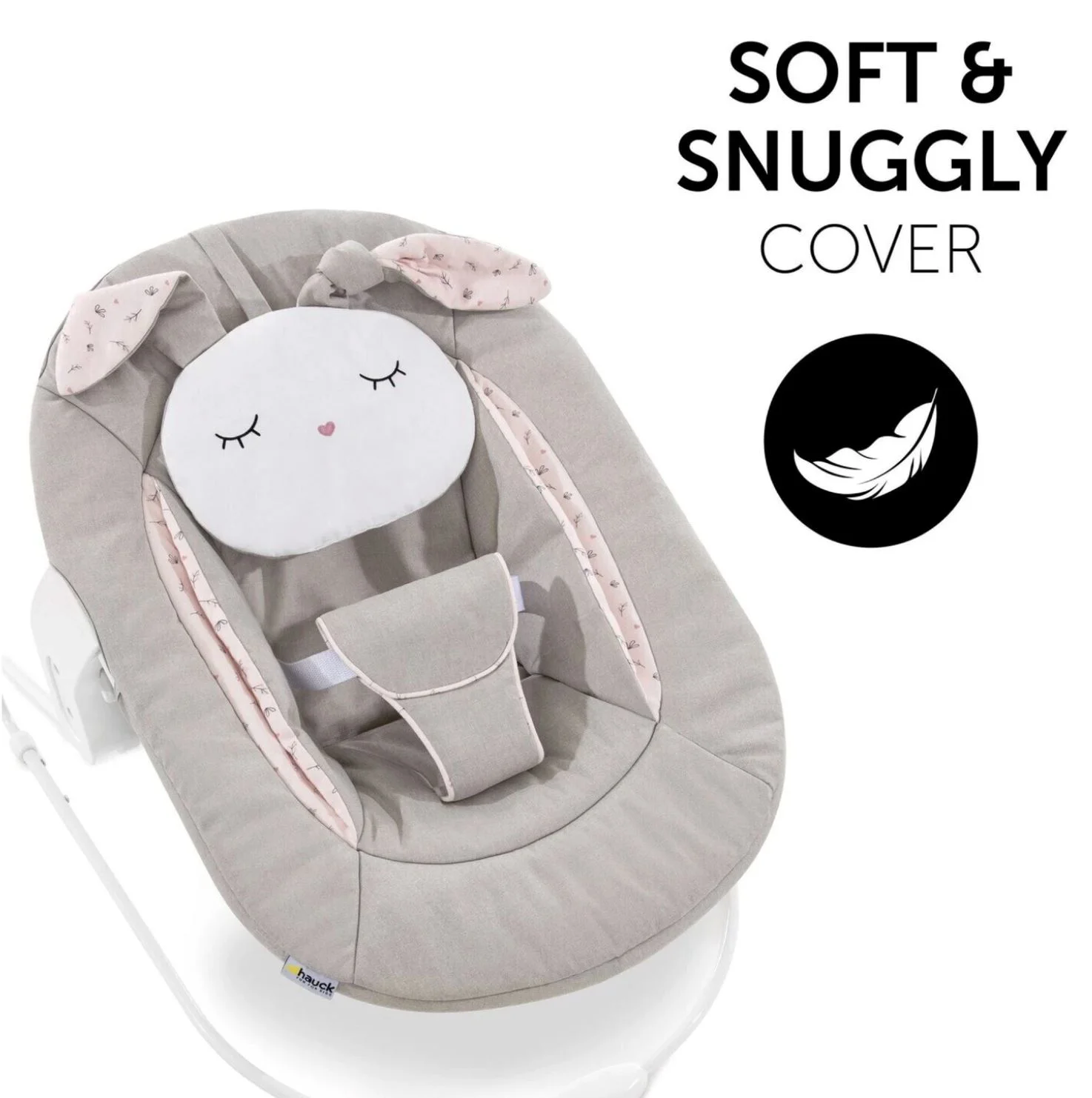 Balansoar 2 in 1 Hauck Alpha Bouncer Powder Bunny foto