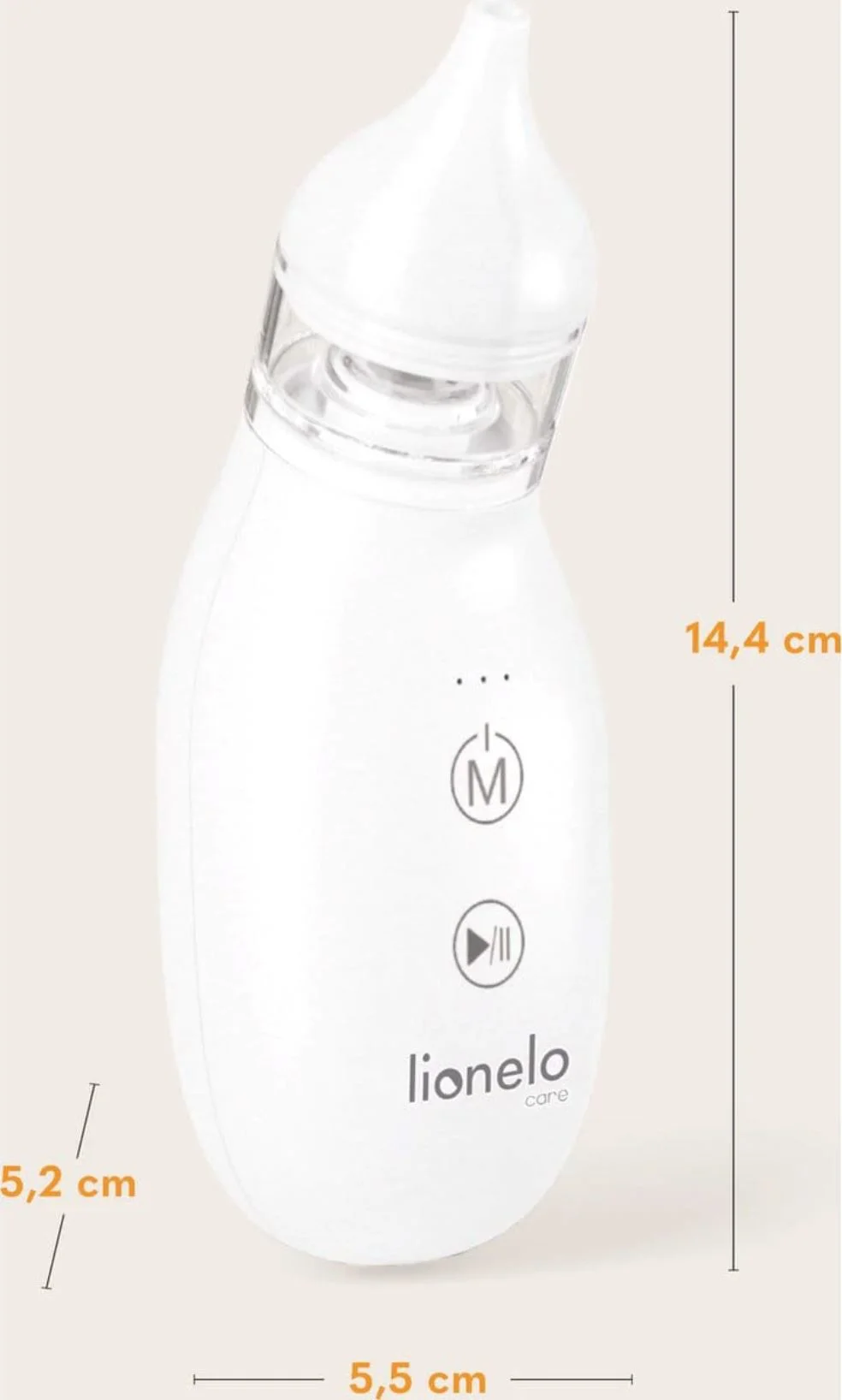 Электронный назальный аспиратор Lionelo Baby Air foto
