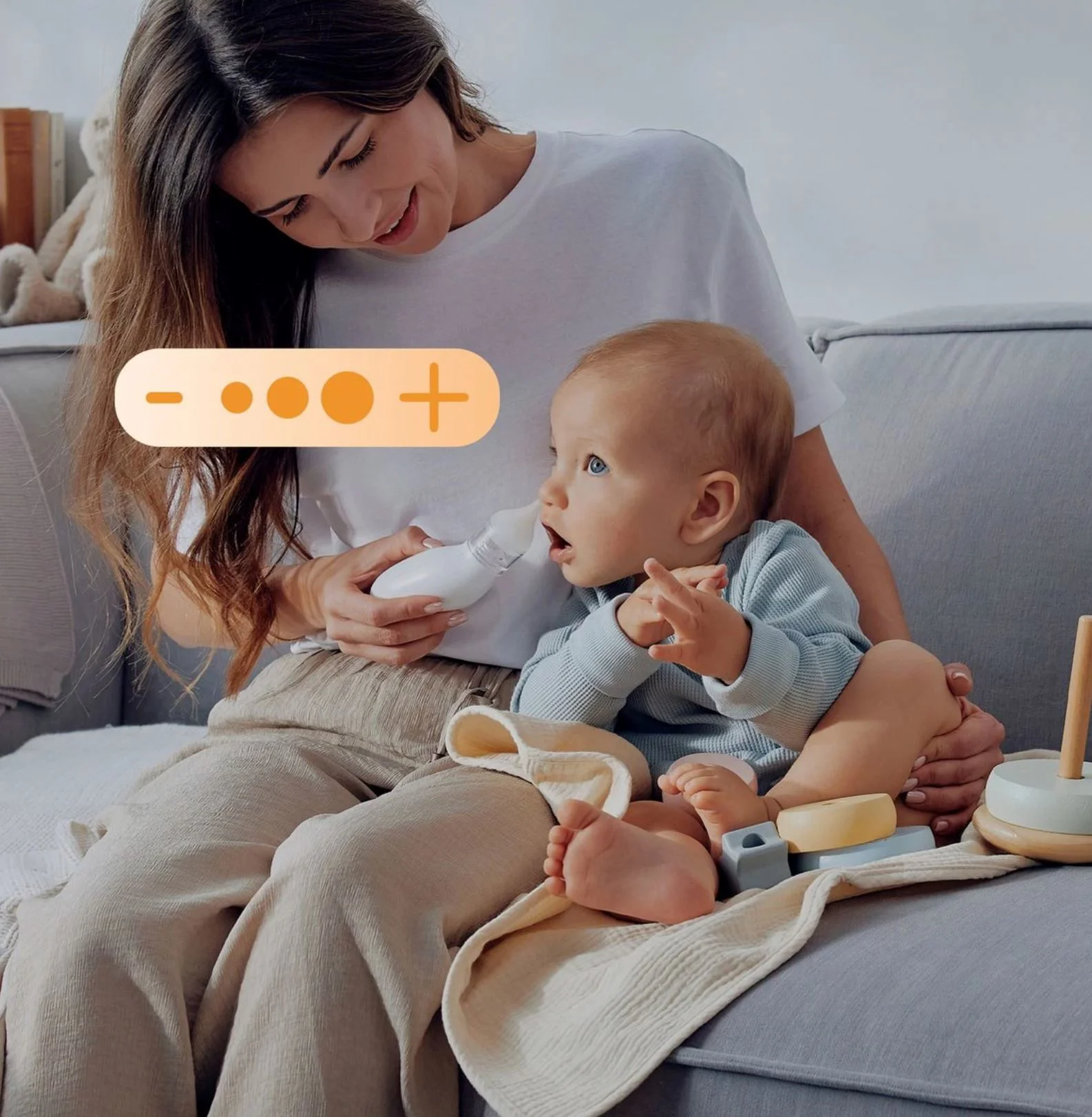 Электронный назальный аспиратор Lionelo Baby Air foto