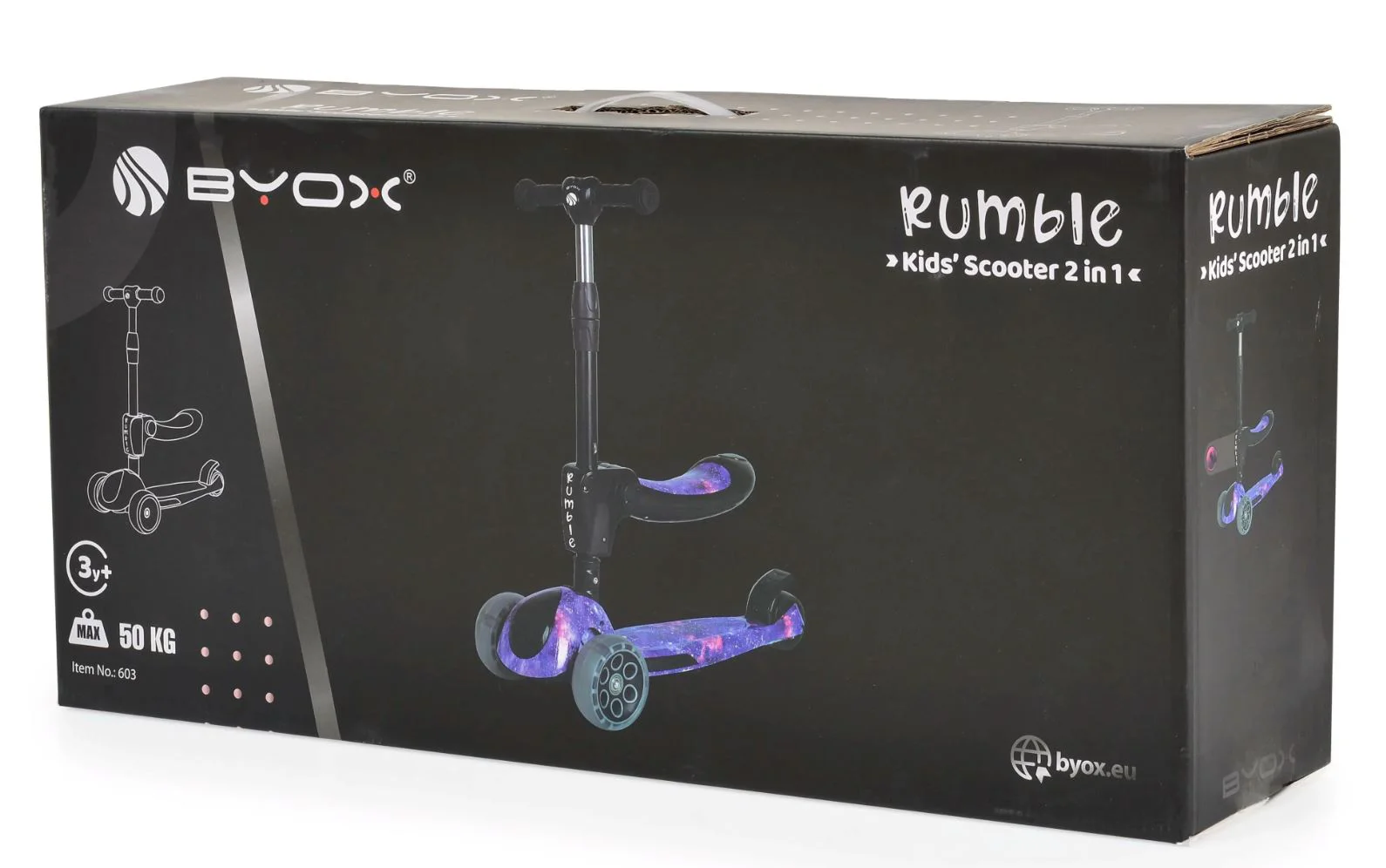 Trotineta pentru copii Moni Rumble Dream Mov foto
