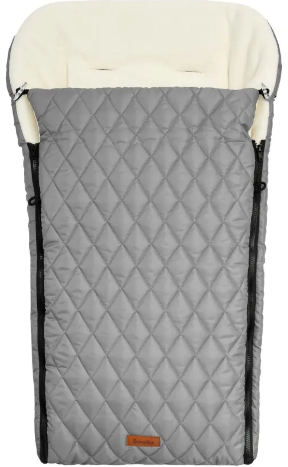 Husa de iarna pentru carucior Caretero Quilted Polar Romper Gri foto