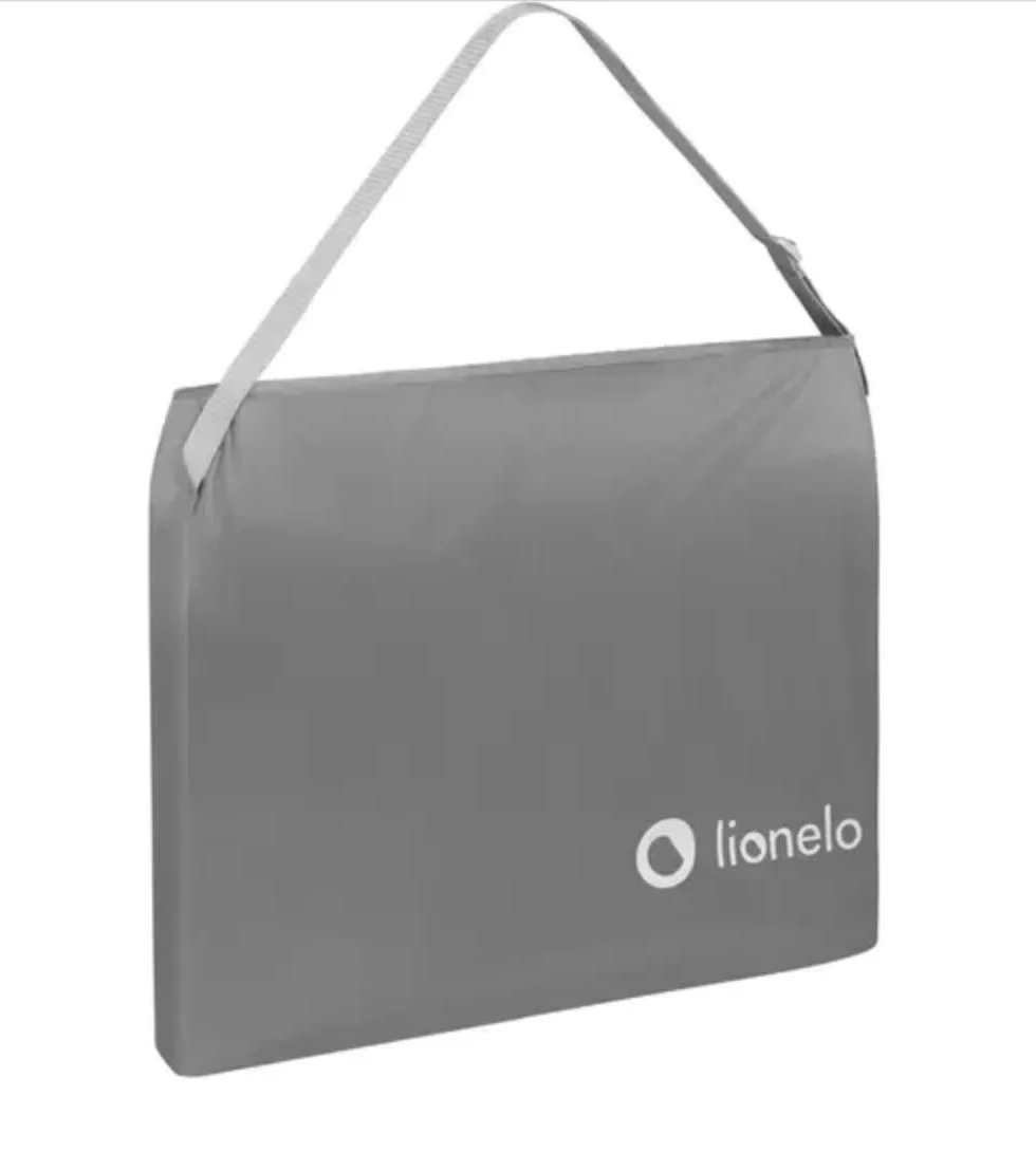 Bariera de protectie pentru pat Lionelo Lora Gri, 105 cm foto