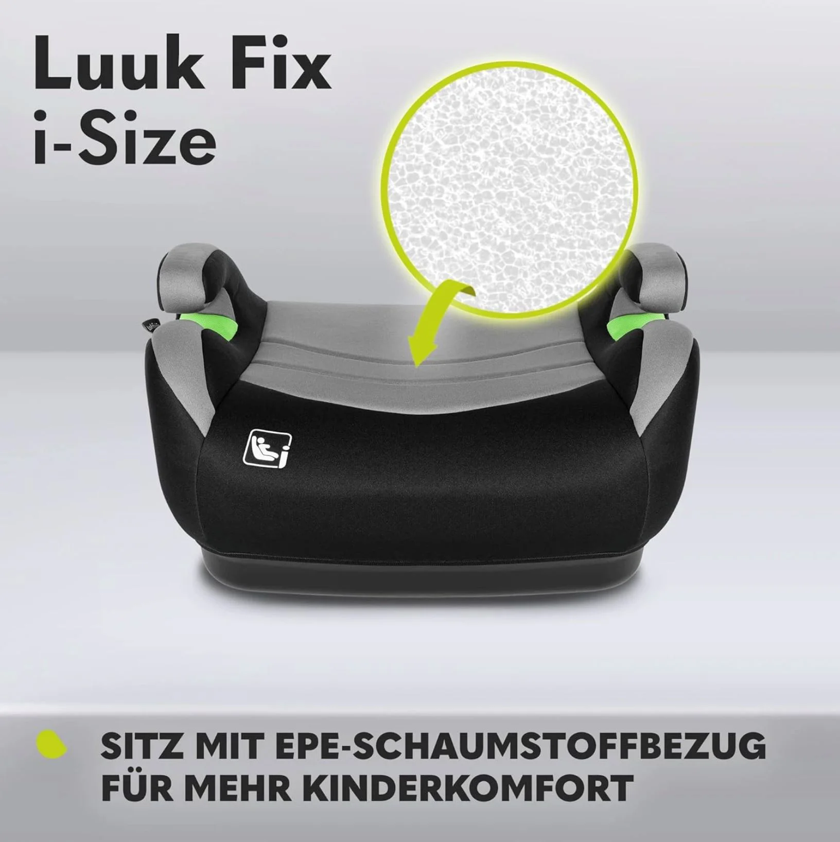 Inaltator auto Lionelo Luuk Fix I-size Gri foto