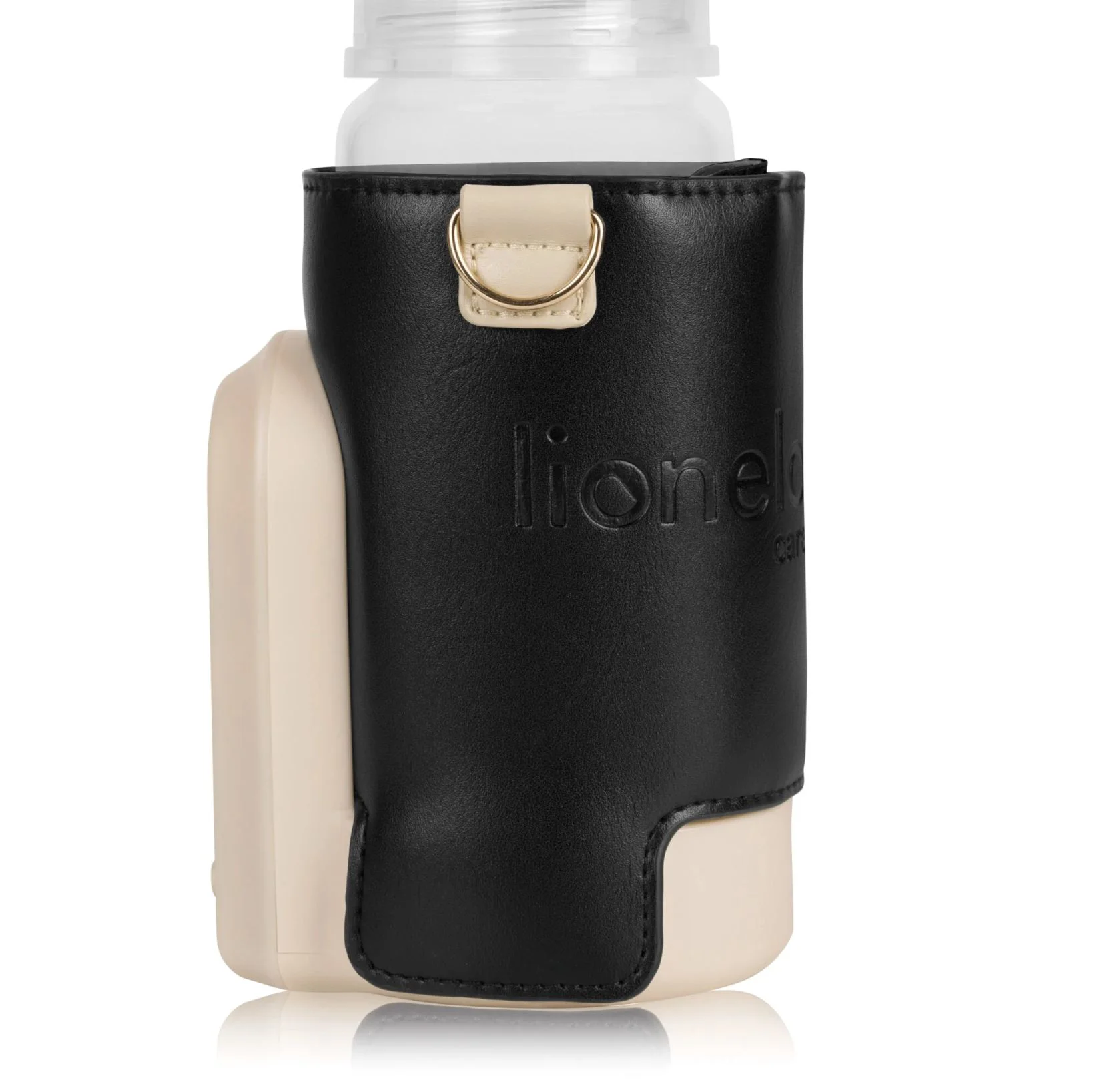 Incalzitor portabil pentru biberoane Lionelo Thermup Go Evo Negru/Auriu foto