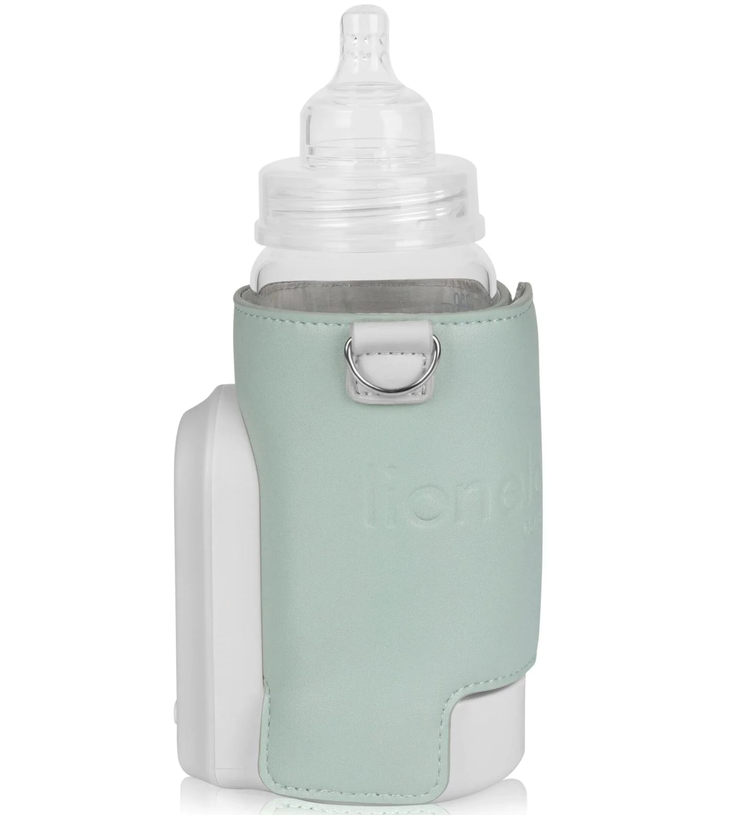 Incalzitor portabil pentru biberoane Lionelo Thermup Go Evo Verde foto
