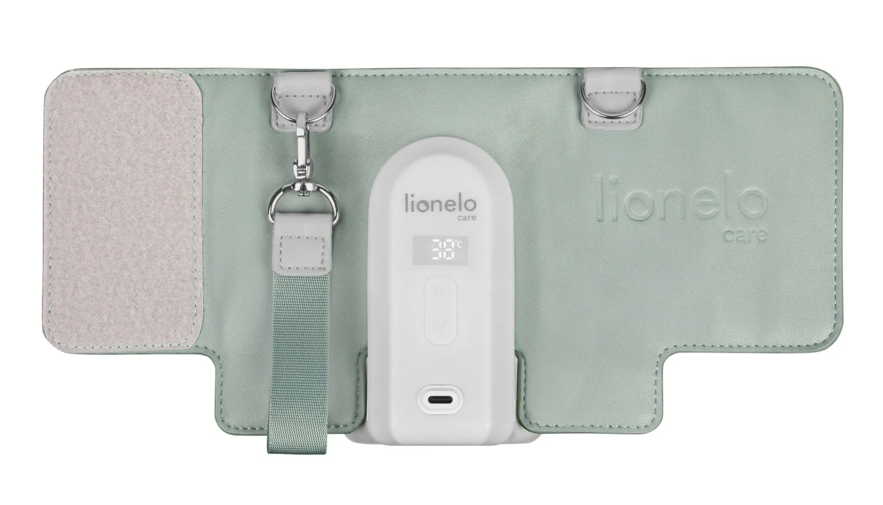 Incalzitor portabil pentru biberoane Lionelo Thermup Go Evo Verde foto