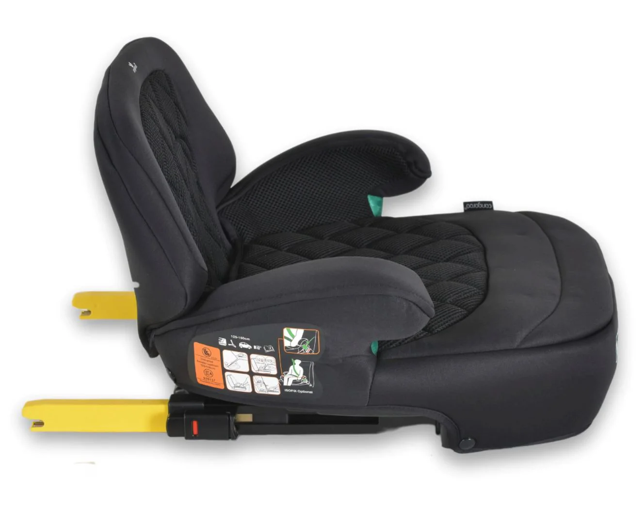 Inaltator auto Moni Jax isofix Negru foto