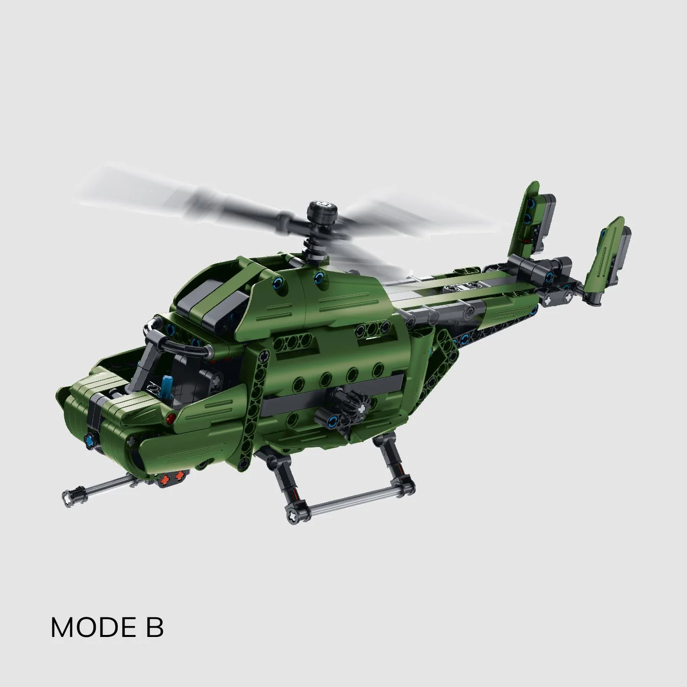 Set de constructie 2 in 1 iM.Master Elicopter Militar, 393 el. foto