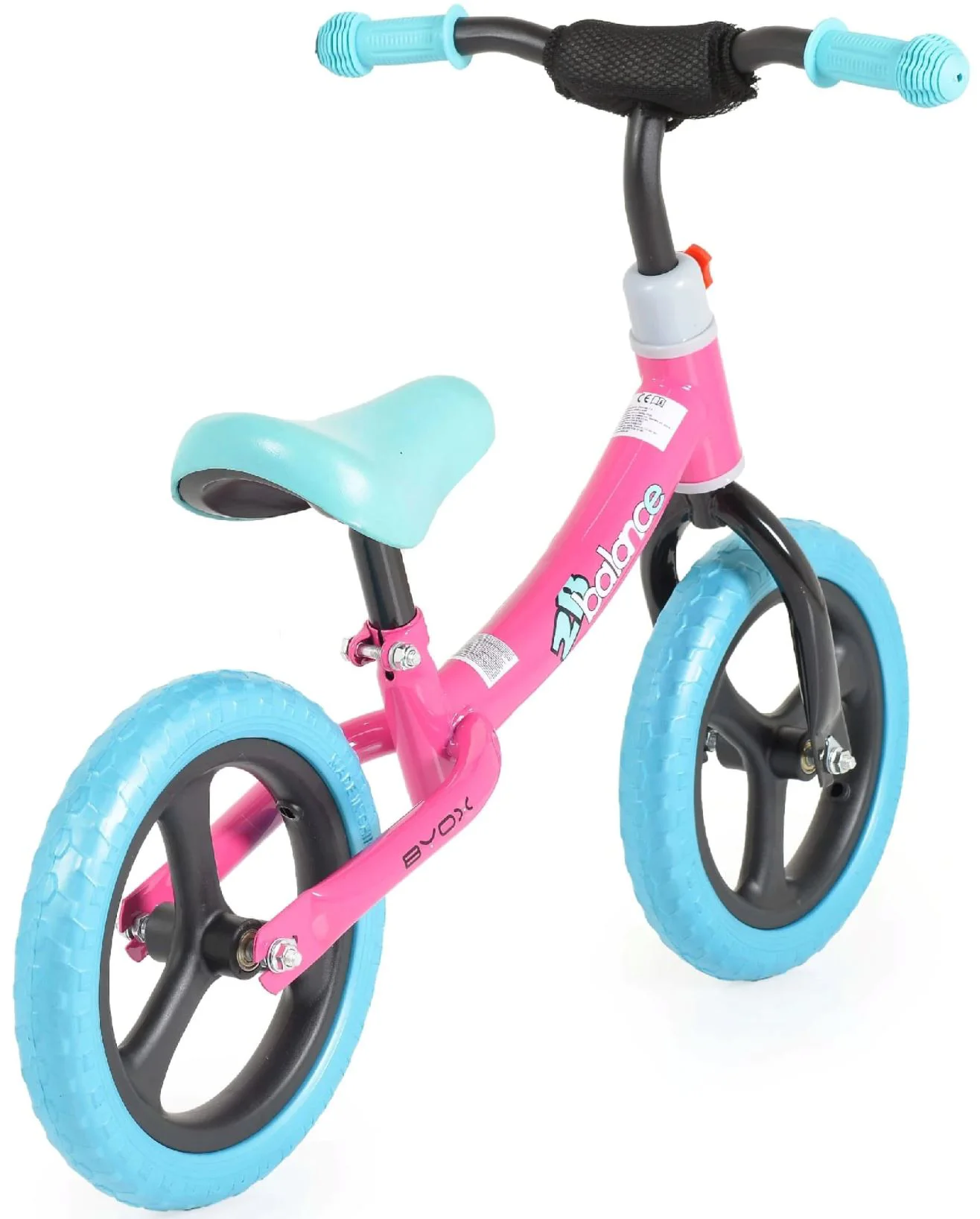 Bicicleta fara pedale Moni Balance 2B Roz foto