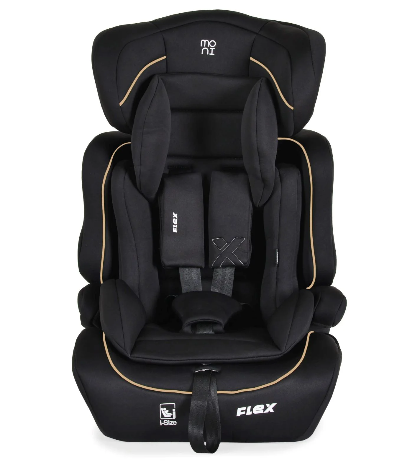 Автокресло Moni Flex I-size, 9-36 кг, Черный/Бежевый foto
