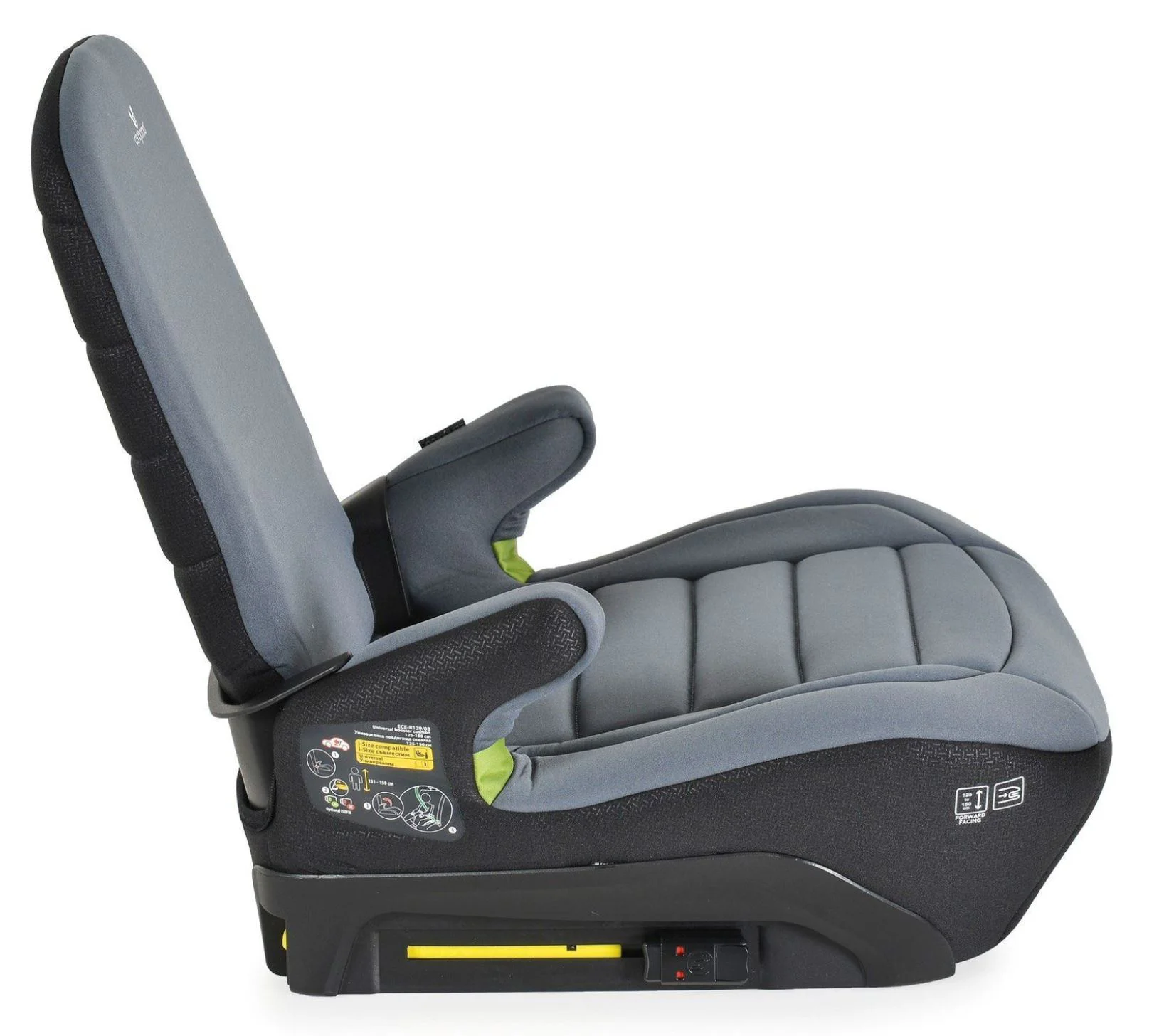 Автокресло-бустер Moni Galaxy Isofix Серый foto