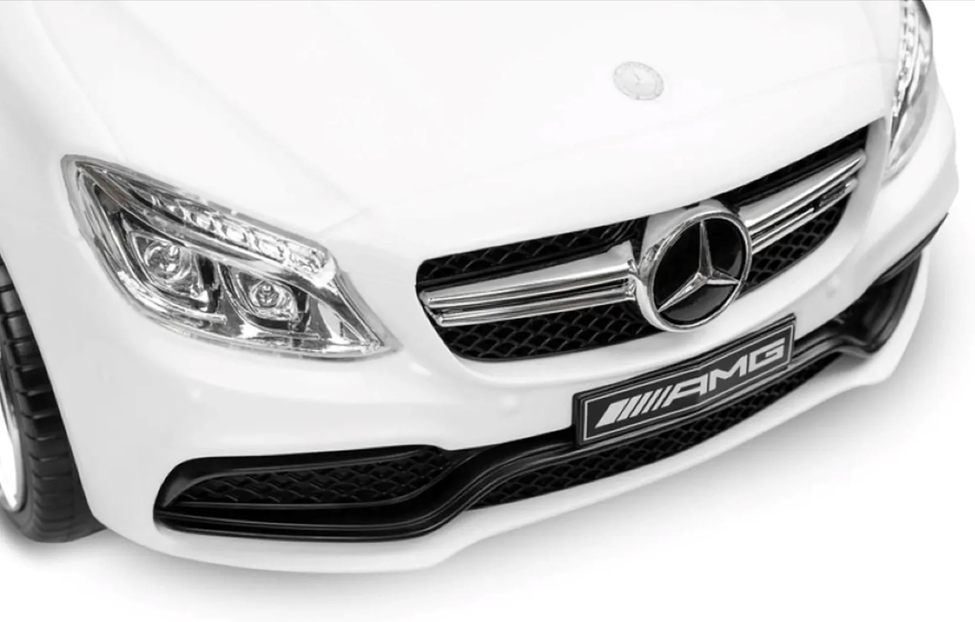Tolocar pentru copii Caretero Mercedes AMG C63 Alb foto