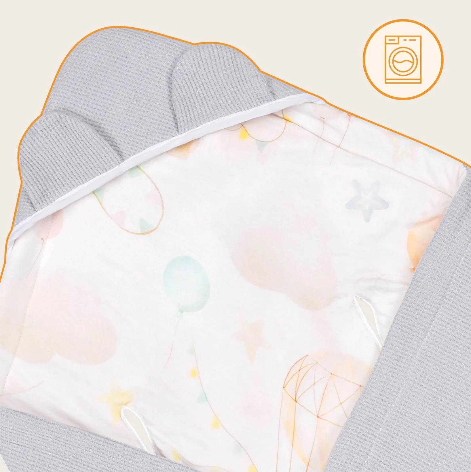 Чехол-конверт для автокресла Lionelo Travel Balloon foto