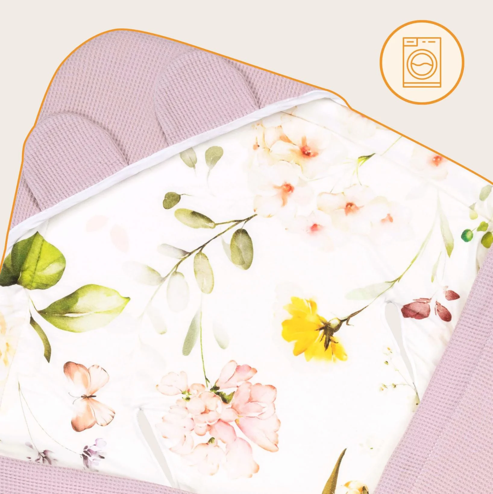 Чехол-конверт для автокресла Lionelo Travel Flower foto