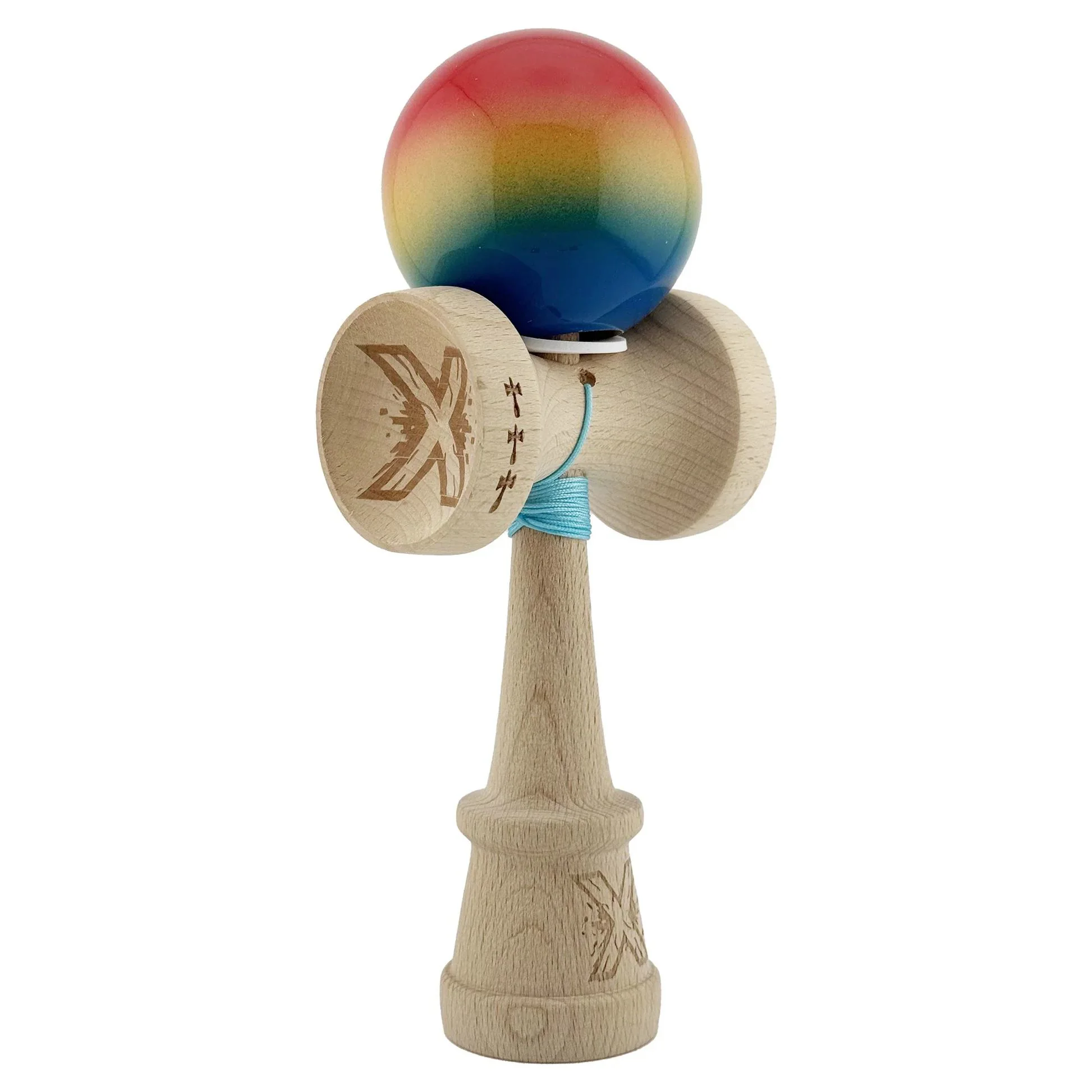 Kendama Super Sticky X Original, King size 7.5x6x18 cm, Gradient foto