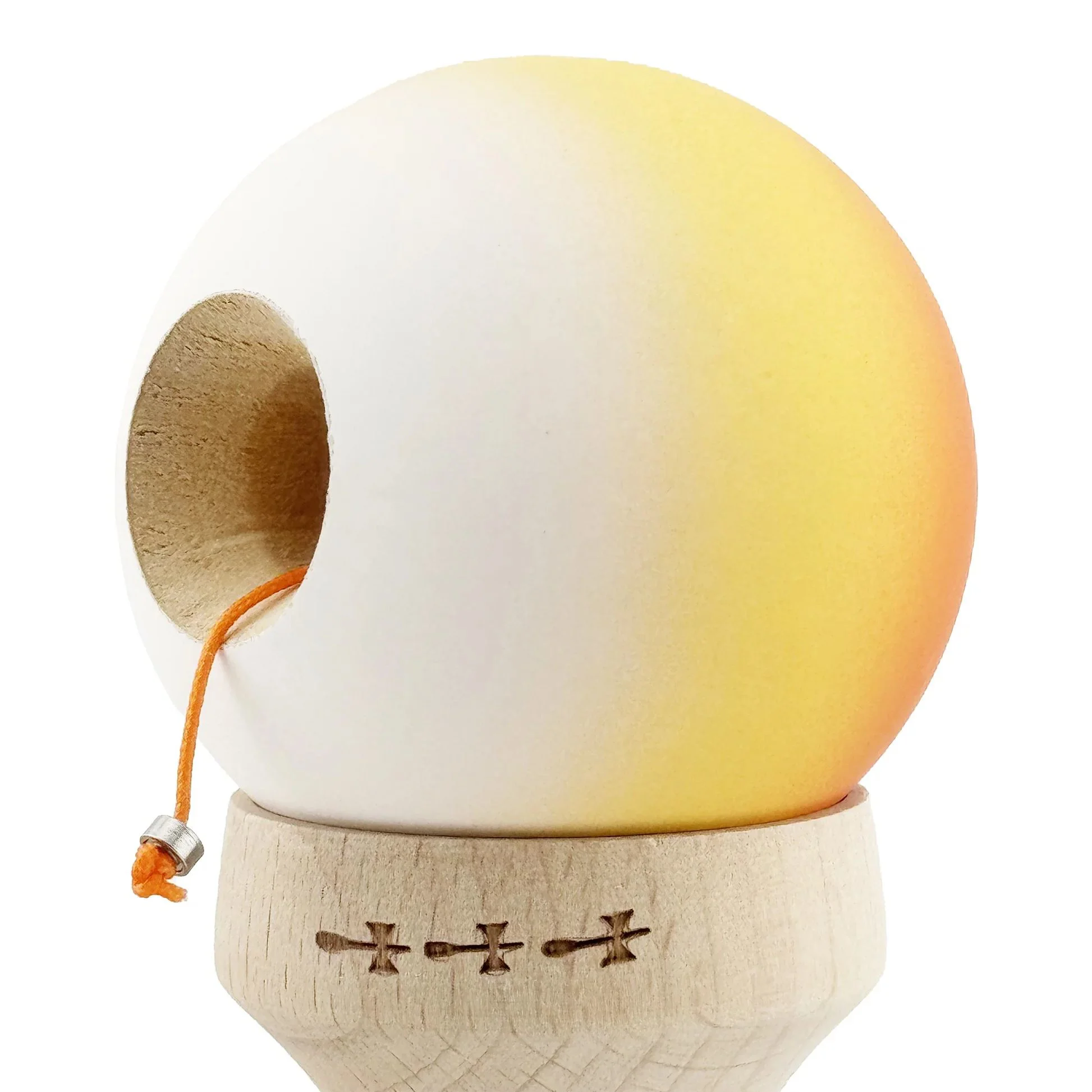 Kendama X Original, 7 х 6 х 18 cm, Gradient galben-portocaliu foto