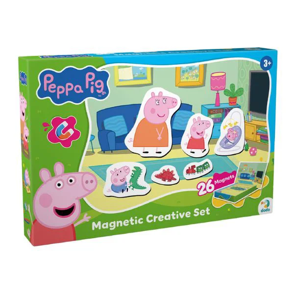 Joc de dezvoltare cu tabla magnetica Dodo, seria Purcelusa Peppa, 26 el. foto
