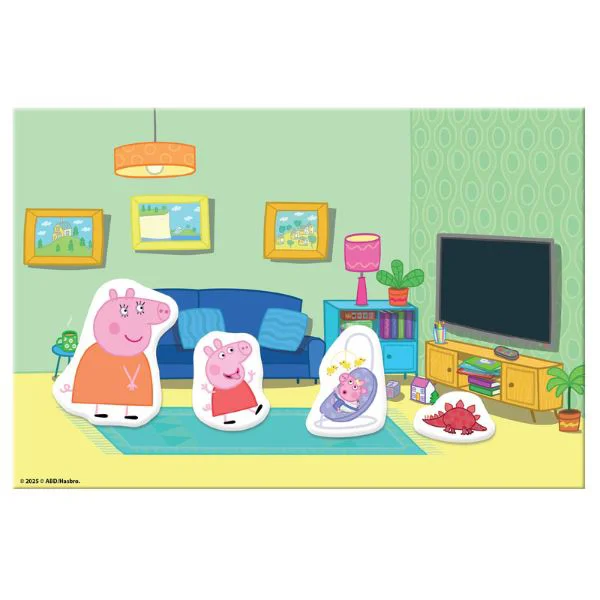 Joc de dezvoltare cu tabla magnetica Dodo, seria Purcelusa Peppa, 26 el. foto