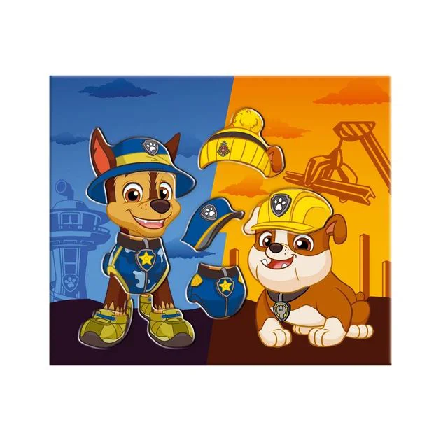 Joc magnetic de imbracat Dodo Chase si Rubble, seria Patrula catelusilor, 26 el. foto